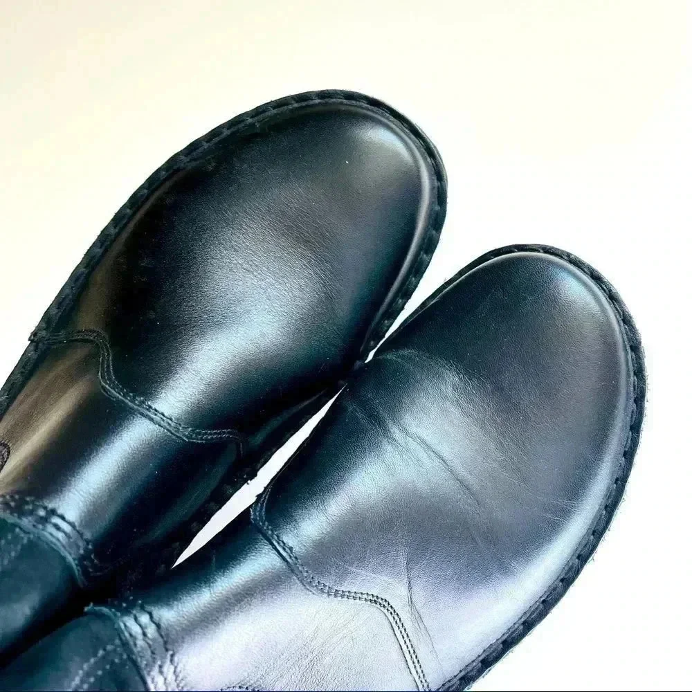 Naot Leather Suede Ankle Boots
